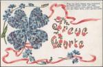 Flowers series card No. 5024 used. circa 1910