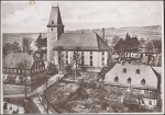 09353 Oberlungwitz St. Martinskirche mit Pfarrhäuser * ca. 1940
