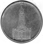 Jäger 0357 - 5 Reichsmark 1934 G Garnisonskirche Potsdam Silbermünze Deutsches Reich