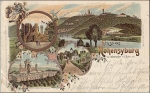 Hohensyburg Dortmund Litho o 16.8.1904