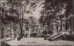 Essen Stadtpartie Terrasse und Musikpavillon * ca. 1919