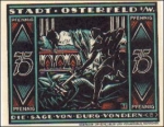 Osterfeld Oberhausen city emergency money 75 Pfennig No. 8 1921
