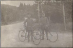 1. WK., Militärfahrradfahrer, Echtfoto * ca.1915