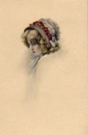 Girl's head portrait series 156 o March 16, 1916