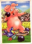 Pig humor, shot put, * approx. 1980