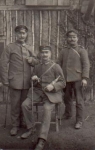 German soldiers military WW1. Real photo used circa 1915