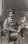 German non-commissioned officer military real photo used. September 7, 1913