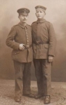 German soldiers military WW1. Real photo * approx. 1915
