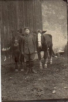 German soldier with horse WWI. real photo *approx. 1915