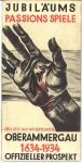 Oberammergau Passion Play 1934 Official advertising brochure