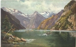 Huttegger Salzburg artist card Bergsee  269 * ca. 1910