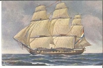 Marine Galerie 180 Holländische Fregatte Künstlerkarte Chr. Rave *ca.1910