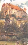 Nürnberg Burg artist card Tucks Oilette 612 B, o 21.6.1928 signed. Charles F. Flower
