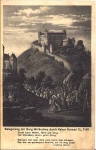Emperor Konrad III Belgareung the castle Weibertreu o 1920