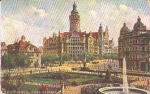Leipzig New Town Hall Tucks Oilette 180 B, o September 23, 1908