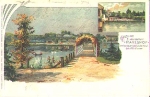 Carlshof Litho Spandau Shipping Canal gebr. 5/15/1905