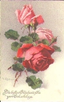 Roses Artist card Catharina Klein o 2.11.1927