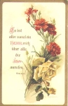 Bouquet of flowers artist card Catharina Klein * approx. 1905