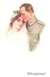 War married artist card RLB * approx. 1915