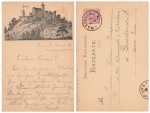 99817 Wartburg Eisenach private postal stationery predecessor card o 5.6.1881 PP6 F154/02