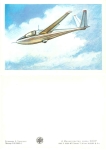A-15 glider artist card Soviet Union *ca.1983