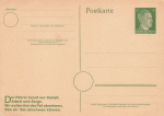 Adolf Hitler 5 Pfennig postal stationery 