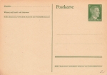 Adolf Hitler 5 Pfennig Ganzsache