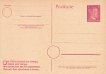 Adolf Hitler 6 Pfennig Ganzsache 