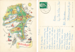 Alfred Hoppe 8006 Mönchgut Künstlerkarte 1969