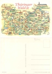 Alfred Hoppe 8071 Thüringer Wald III Künstlerkarte *1975