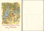 Alfred Hoppe 8051 Between Plauer See and Muritz artist card 1968