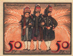 Altenburg Thüringen Notgeld Bauern Trachen 1921
