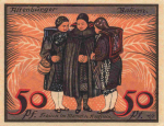 Altenburg, Thuringia, emergency money, peasants in traditional costumes, 1921