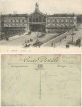 Amiens, train station, Gare, gebr. June 16, 1921