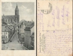 09456 Annaberg Erzgebirge Grosse Kirchgasse mit Annakirche o 28.7.1930