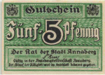 Annaberg Sachsen Notgeldschein um 1920