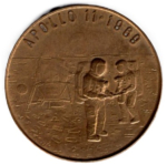 Apollo 11 10 Jahre Mondlandung 1969-1979 Medaille