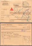 Aschaffenburg cash on delivery card from the court cash register 