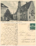 06449 Aschersleben Markt Rathaus Hennebrunnen o 29.4.1935