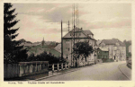 07955 Auma Thüringen Triptiser Strasse mit Aumabrücke o 1942
