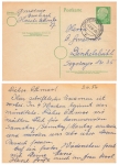 BRD Heuss 10 Pfennig postal stationery o Ansbach June 3, 1956