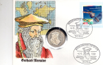 BRD Numisbrief mit 5 DM Walter von der Vogelweide 1991