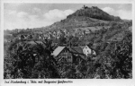 Bad Blankenburg mit Burgruine Greifenstein o 1945