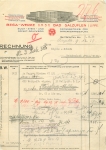 32100 Bad Salzuflen printing company BEGA-Werke letterhead with factory view 1938