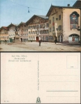 83646 Bad Toelz Marktstrasse Moralt und Lindnerhaus *ca. 1930