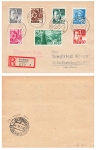 Baden auf Einschreiben o Freiburg 15.5.1948 nach Bad Blankenburg