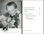 Barnabas von Géczy with violin