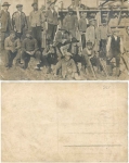 Bauarbeiter Maurer Zimmerleute Gruppenfoto * ca. 1920