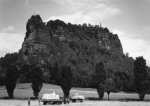 Farmers working in the fields at Lilienstein Saxon Switzerland Agriculture *around 1965 Hanich photo