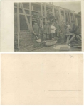 Military WW1 construction soldiers Maurer * ca. 1915